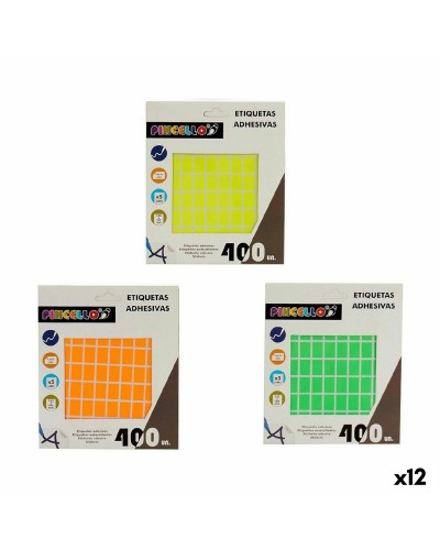 Klevende etiketten Rechthoekig 12 x 18 mm (12 Stuks)