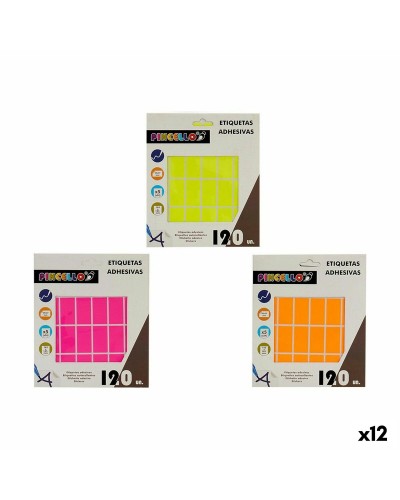Självhäftande etiketter Rektangulär 20 x 37 mm (12 antal)