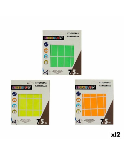 Etichette Adesive Rettangolari Officelife 25 x 45 mm, Confezione da 12