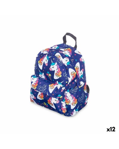 Zaino Scolastico Unicorno Colorato | Dimensioni: 28 x 12 x 22 cm | Perfetto per la Scuola