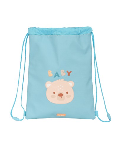 Safta Baby Bear Seilrucksack Hellblau, Praktisch und Robust für Kinder
