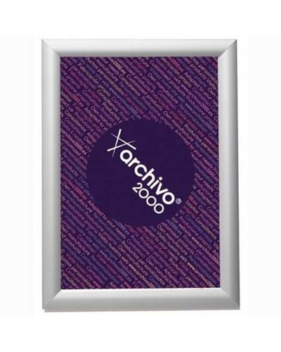 Espositore da Bancone Archivo 2000 A4 con Cornice Argentata