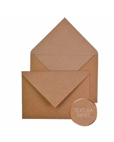 Kuvert Michel kraftpapper 16 x 22 cm Brun 25 Delar