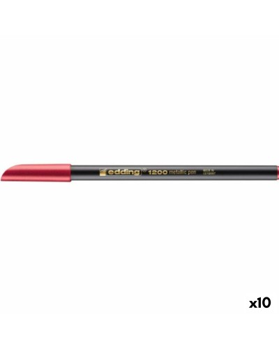 Spritpenna Edding 1200 metallic Röd (10 antal)