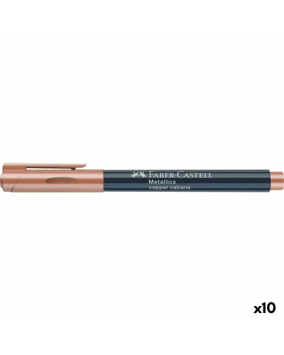 Rotuladores Metálicos Faber-Castell Copper Cabana, Paquete de 10

