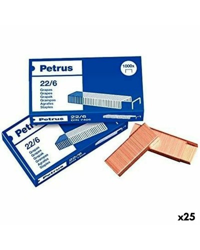 Häftklamrar Petrus 22/6 6 mm (25 antal)