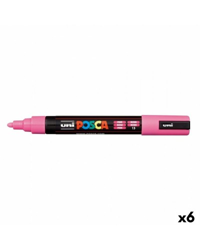 Markeerstift POSCA PC-5M Roze (6 Stuks)