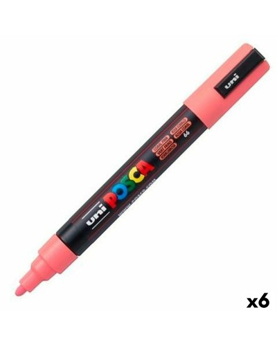 Huopakynä POSCA PC-5M Pinkki (6 osaa)