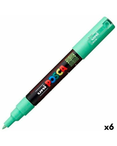 POSCA PC-1M Marqueur Vert Clair, Lot de 6
