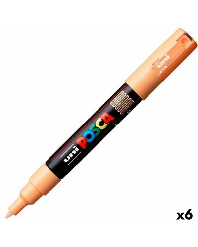 Marqueurs POSCA PC-1M Orange - Lot de 6 pour des Dessins Vibrants et Créatifs

