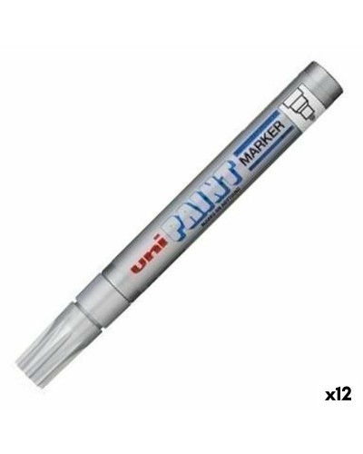 Uni-Ball PX-20 Permanentmarker Silber 2,8 mm - 12er Pack
