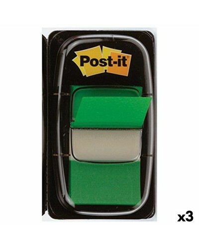 Tarralaput Post-it Index 25 x 43 mm Vihreä (3 osaa)
