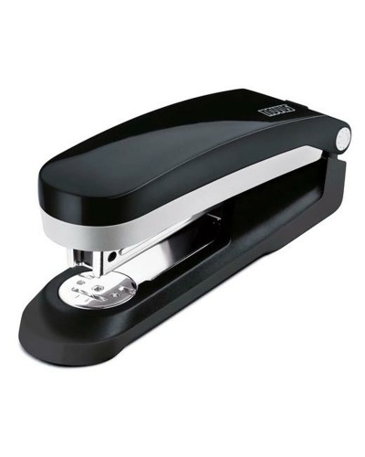 Nueva grapadora negra estándar de escritorio, para 20 hojas.
