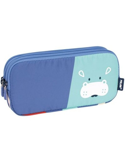 Schoolpennenzak Milan Animals Blauw 20 x 11 x 6,5 cm