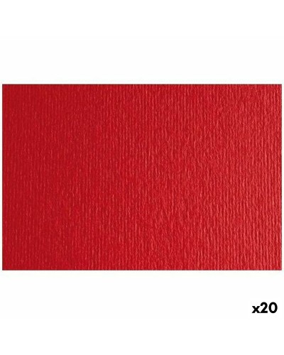 Cartulinas Rojas Sadipal LR200 Texturizadas 50x70cm, Paquete de 20
