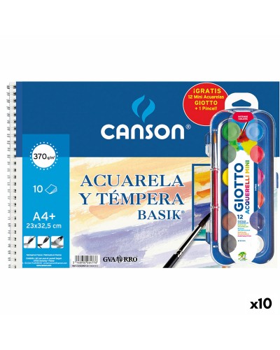 Canson Basik Bloc de Dessin A4+ (23x32,5 cm, 10 Feuilles)
