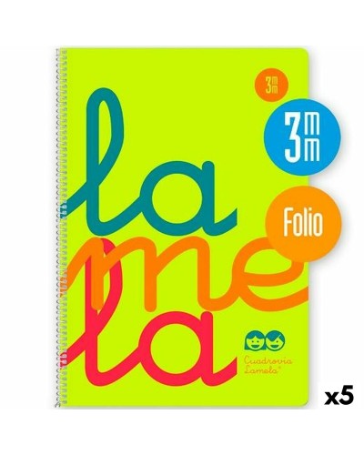 Cuaderno Amarillo Lamela A4 80 Páginas | Paquete de 5
