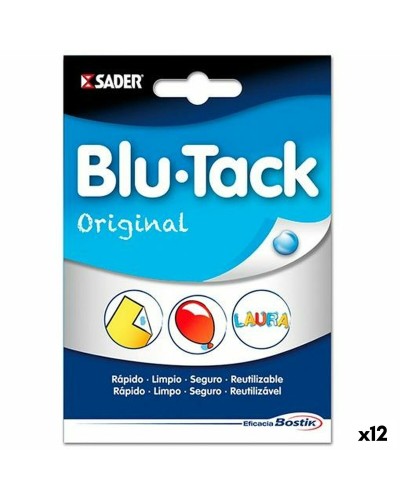Bostik Blu Tack Stucco Riutilizzabile (Pacchetto da 12)