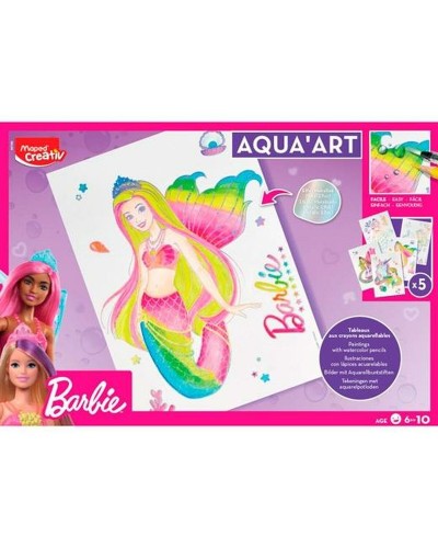 Målarbilder Maped Aqua'Art Barbie