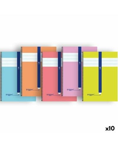Cahier Eriggan A4, 80 Pages, Lot de 10
