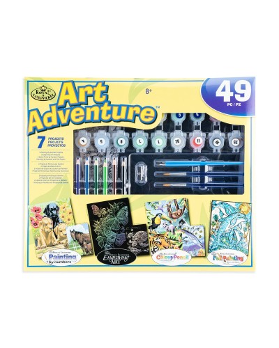 Royal & Langnickel Art Adventure Malen nach Zahlen Set: 49-teiliges Set für künstlerische Kreationen
