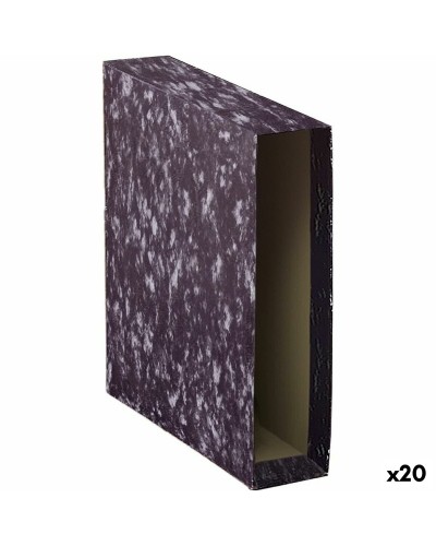 Custodia per classificatore DOHE A4, nero, cartone, set da 20