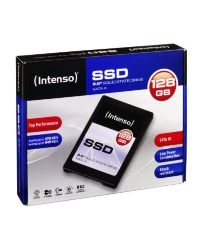 Intenso SSD 128GB 2.5" SATA3 - Schnelle interne Festplatte
