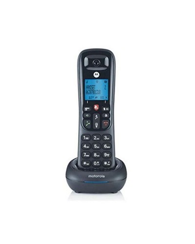 Motorola CD4001 Teléfono Inalámbrico Negro - Pantalla, Manos Libres, Largo Alcance
