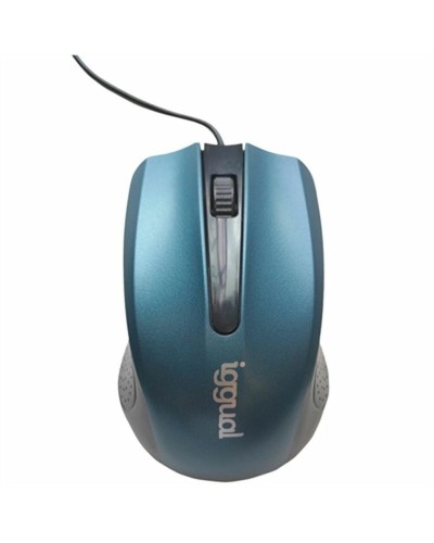 Iggual Souris Ergonomique RL 800 DPI Bleu Noir/Bleu - Optique Confort
