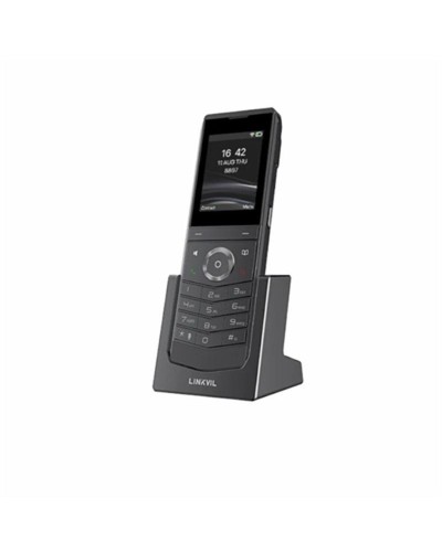 Fanvil W611W: Telefono Cordless WiFi Nero - Robusto, Resistente agli Spruzzi

