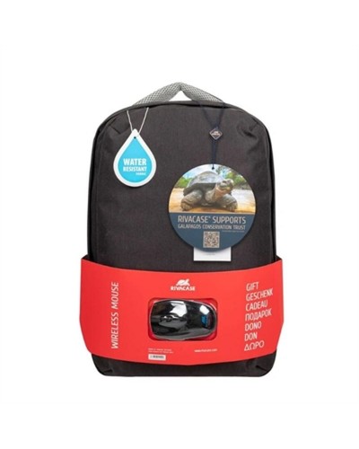 Rivacase Prater: Laptop-Rucksack 15.6" Schwarz - Wasserdicht & Diebstahlsicher
