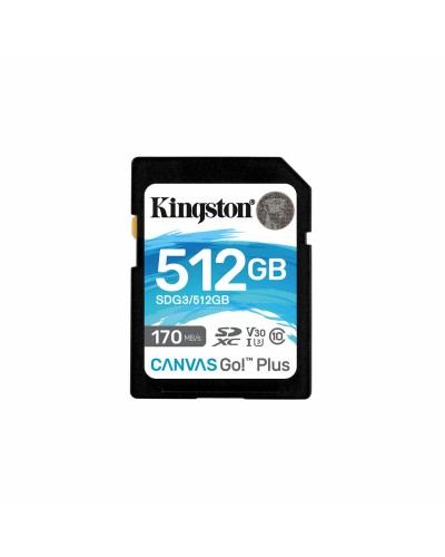 Micro-SD Minneskort med Adapter Kingston SDG3/512GB
