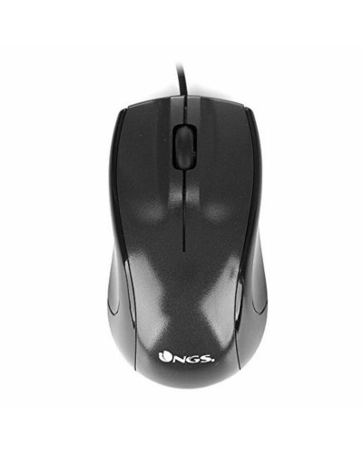 NGS MIST Ratón Óptico 800 dpi Negro - Ratón PC Económico y Preciso
