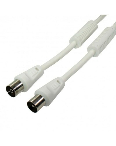 Cable de Antena DCU 303030 Blanco 3m - TV Digital Terrestre
