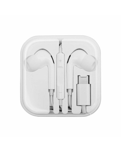 Écouteurs DCU 34151010 Blanc - Stéréo, intra-auriculaires avec microphone
