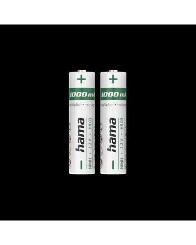 Hama Pilas Recargables AA Ni-MH 1.2V (4 unidades) - Larga Duración
