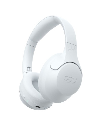 DCU Auricolari Bluetooth True Immersive ANC - Bianco, Cancellazione Rumore, Audio Hi-Res
