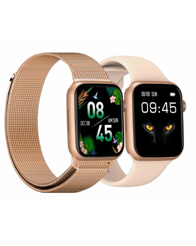 Smartwatch DCU COLORFUL 2 Dorado - Rastreador de Actividad Física, Notificaciones
