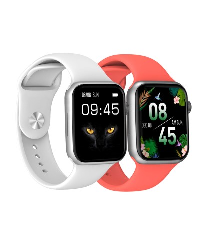 Smartwatch DCU COLORFUL 2 Wit Zilverkleurig