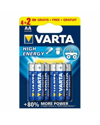 Varta Longlife AA, Pilas Alcalinas 1.5V - AA Potentes

