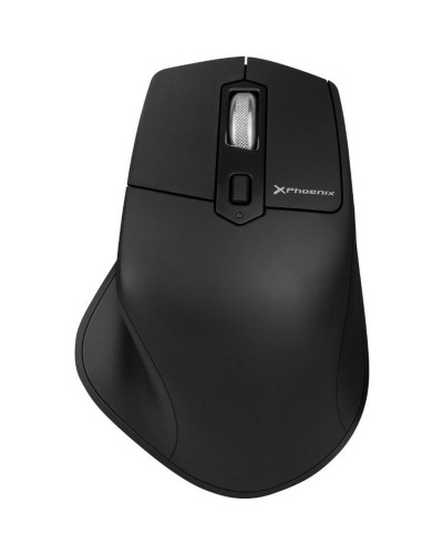 Phoenix ERGO M2 - Ratón Ergonómico Inalámbrico Negro - Comodidad y Precisión
