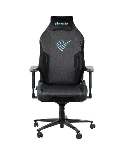 Phoenix Monarch Chaise Gaming Noire - Ergonomique, Inclinable, Confortable
