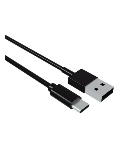 USB A auf USB C Kabel 1m Schwarz - Schnellladen & Datenübertragung
