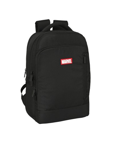 Sac à dos PC Portable Tablette Marvel Noir USB - Bureau/Voyage
