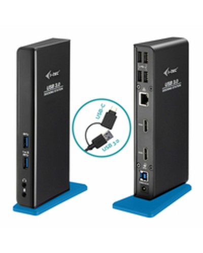 USB-keskitin i-Tec U3DUALHDMIDOCK      