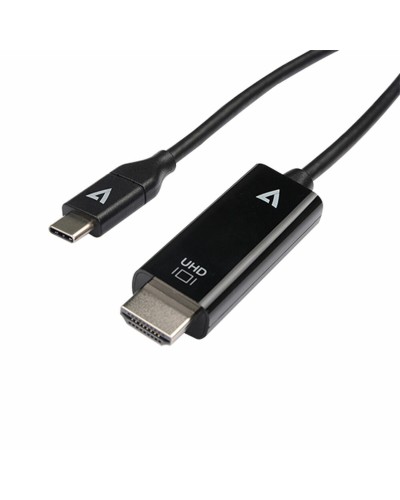 USB C till HDMI Adapter V7 V7UCHDMI-1M 1 m Svart