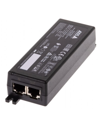 Injecteur PoE+ Réseau Axis 30W - Alimentation des périphériques IP

