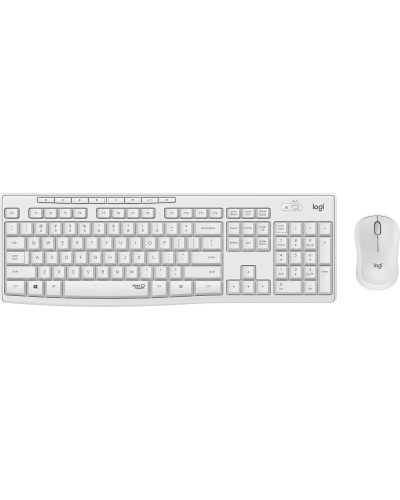 Logitech MK295 Silent Combo Teclado y Ratón Inalámbricos - QWERTZ Blanco Alemán
