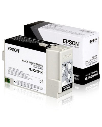 Cartuccia di Inchiostro Originale Epson da 20 ml Nero per Stampanti Inchiostro
