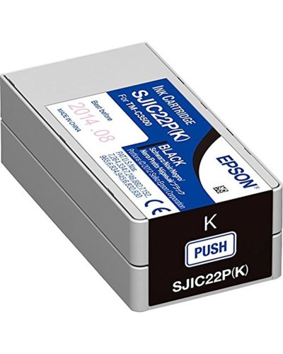 Originele inkt cartridge Epson SJIC22P(K) Zwart